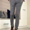 men's textile trousers dark grey